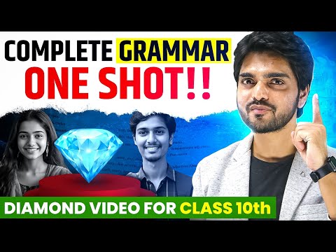 CLASS 10 FULL GRAMMAR REVISION ONE SHOT | MODALS/TENSES/VOICE/NARRATION/ERROR DETECTION/DETERMINERS