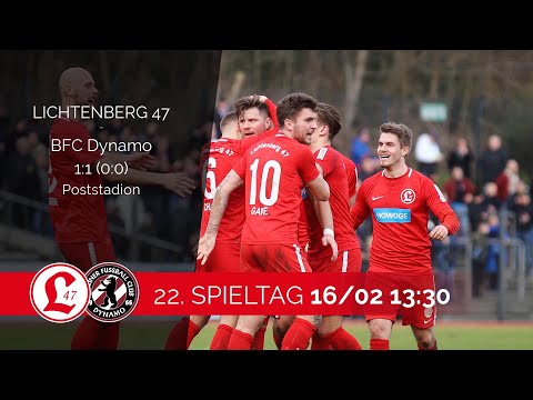 22. Spieltag 2019/20 1:1 (0:0) - Lichtenberg 47 - BFC Dynamo