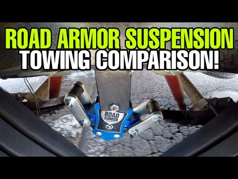 Road Armor RV SUSPENSION Comparison Test Drive!