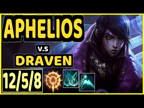 DEáDLY (APHELIOS) vs DRAVEN - 12/5/8 KDA BOTTOM ADC CHALLENGER GAMEPLAY - EUW