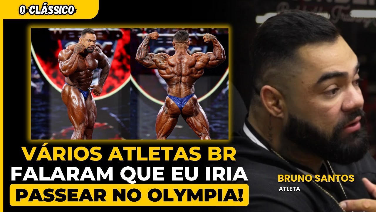 BRUNO SANTOS ABRE o JOGO sobre CRÍTICAS após IR ao MR OLYMPIA 2024