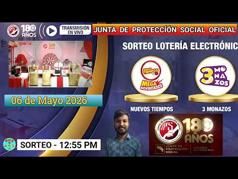 SORTEO TICA EN VIVO 12:55 PM Resultados Hoy Miercoles 06 de Mayo 2026 | JPS #Tica #Nica