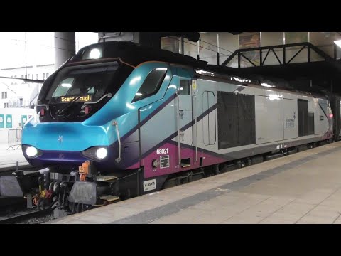 Train Spotting At Manchester Victoria Station On The 25/01/2020