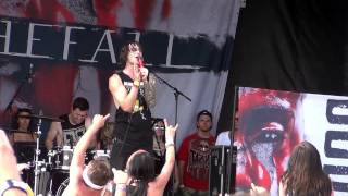 blessthefall - You Wear A Crown, But You&#39;re No King - Live at Warped Tour Chicago 2013