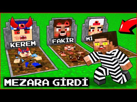 AREF ENTERED THE GRAVE OF THE EVIL TWINS! 😱 - Minecraft