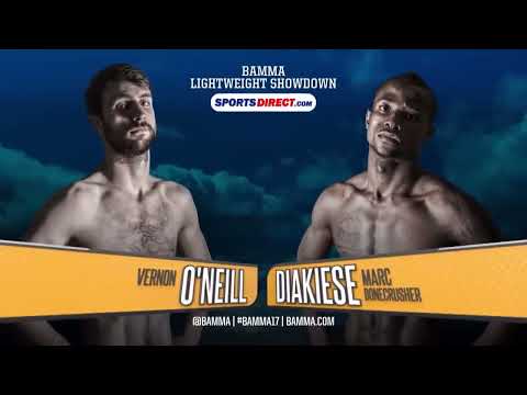 Marc Diakiese vs Vernon O'Neil full fight