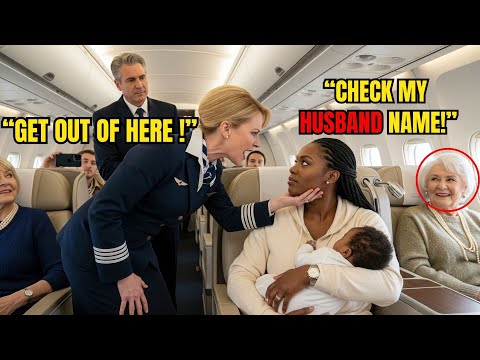 Flight Attendant Slapped Black Mom holding Baby — Didn’t Know Her Husband Owned the Airline!