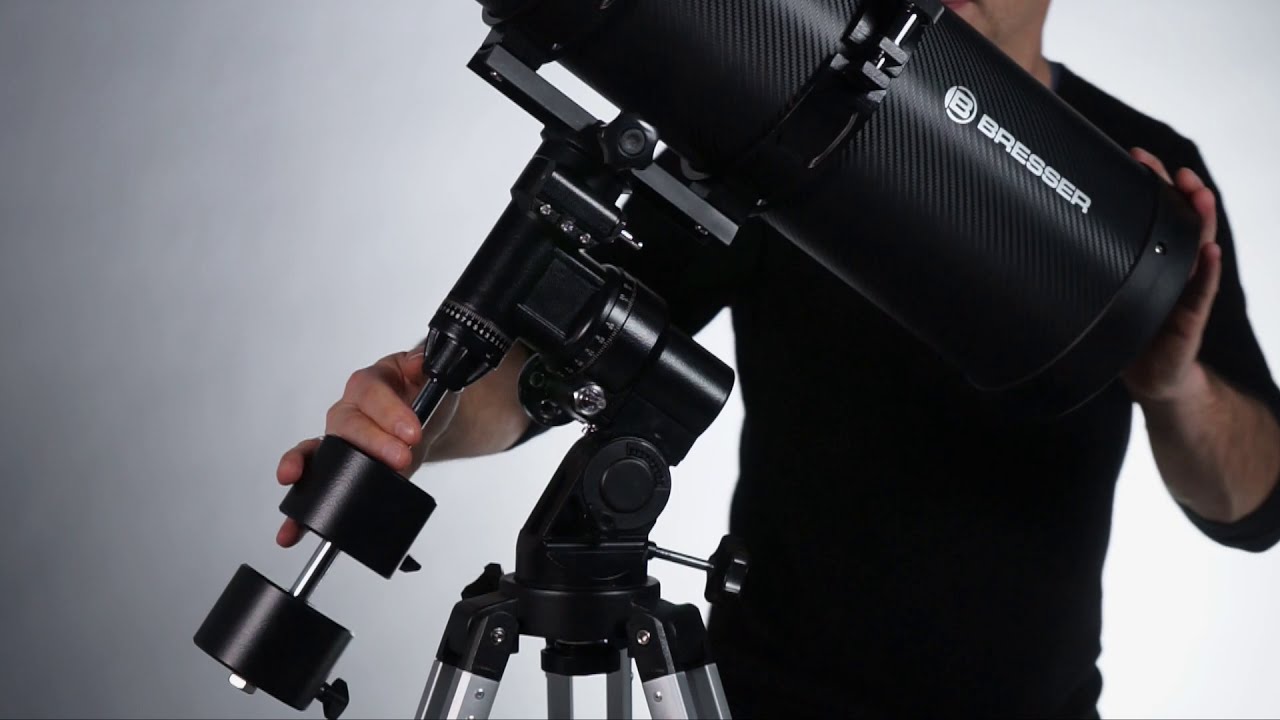 Aufbauanleitung: BRESSER Pollux 150/750 EQ3 Teleskop mit Sonnenfilter