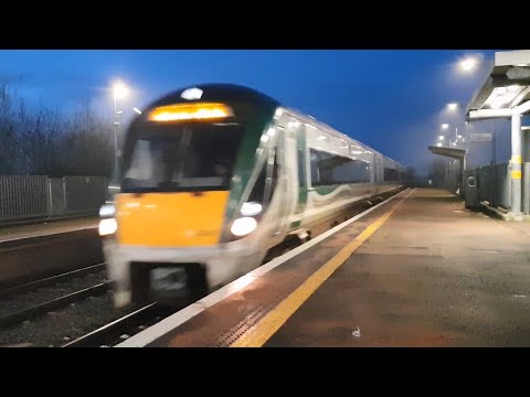 Irish Rail 22000 Class Intercity Train - Monasterevin Station, Kildare