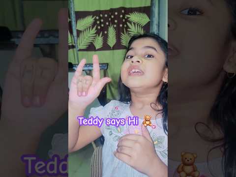 Teddy Says Hi ।।  Aribah Ahsan Srestha ।।