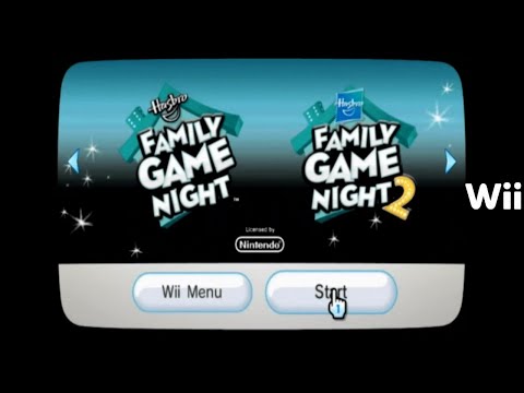 HASBRO FAMILY GAME NIGHT 1& 2 - VALUE PACK (Nintendo Wii) - ALL GAMES