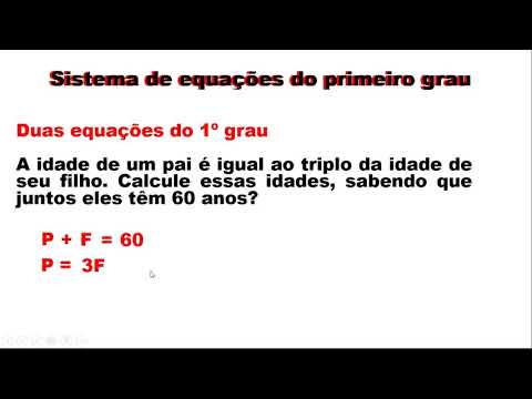 Sistemas de equações do 1º Grau: Métodos de resolução
