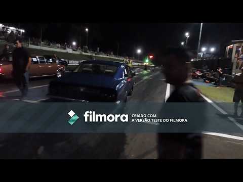 Opala turbo distracionando a reta toda de pneu radial sem trirar o pé!