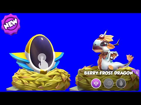 Hatched Aeronaut and Berry Frost Dragon-Dragon Mania Legends | 2nd Hockey 88/350 Piece | DML