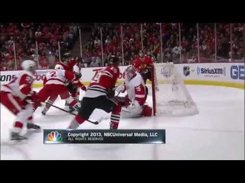 Last 1.5 minutes of 3rd period. May 25 2013 Detroit Red Wings vs Chicago Blackhawks NHL Hockey