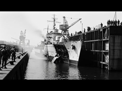 How 1 British Destroyer Packed With 4.5 Tonnes of Explosives Destroyed Hitler's Only Atlantic Dock