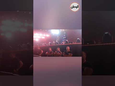 ضحك وهزار أحمد سعد مع الجمهور البورسعيدي