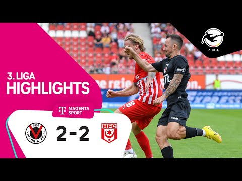 FC Viktoria Köln - Hallescher FC | Highlights 3. Liga 22/23