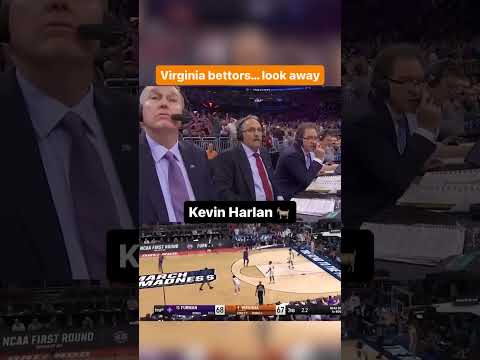 HILARIOUS call by Kevin Harlan as Furman defeats Virginia in the NCAA Tournament #shorts