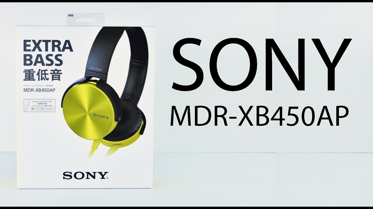 Наушники Sony MDR-XB450APR красные