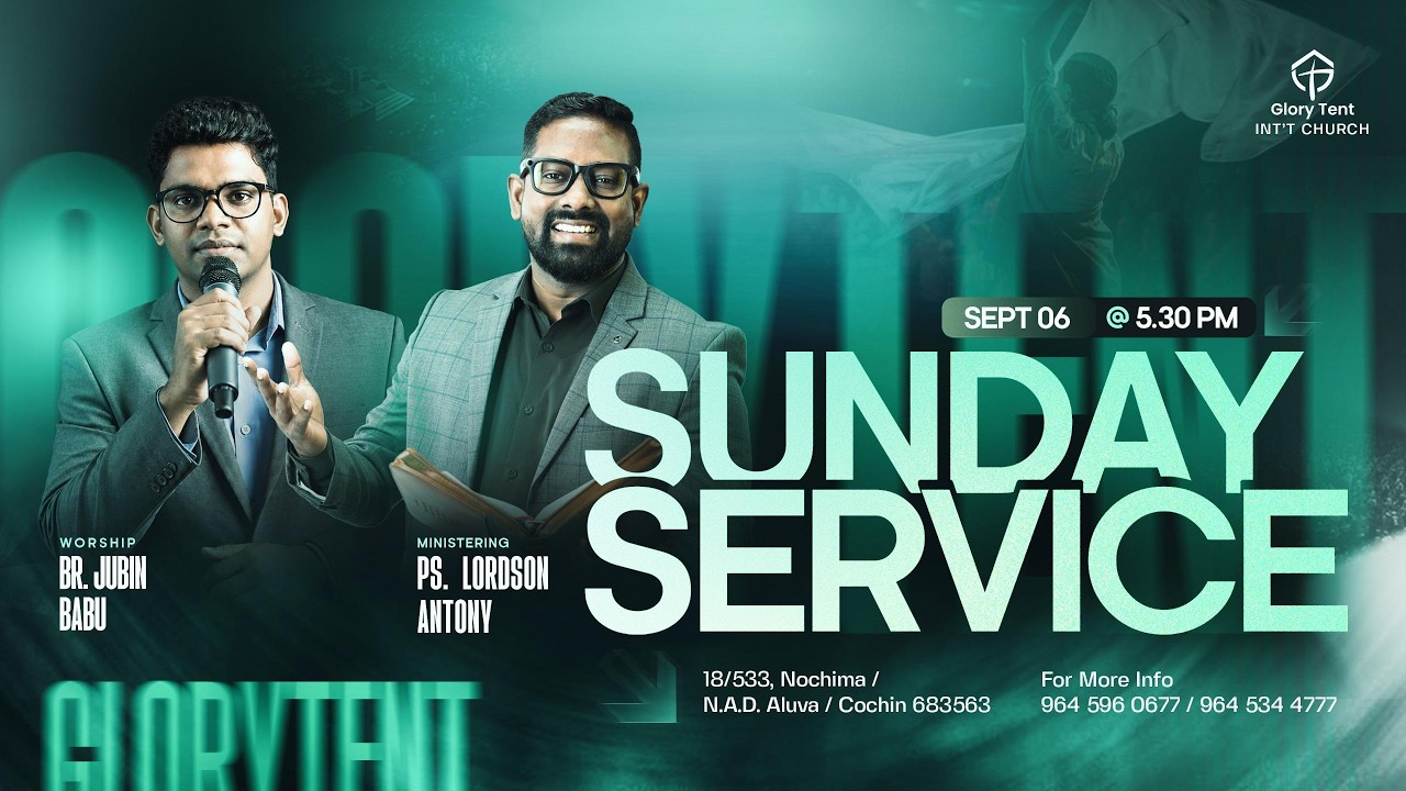 GLORY TENT™ | SUNDAY SERVICE | PS.LORDSON ANTONY