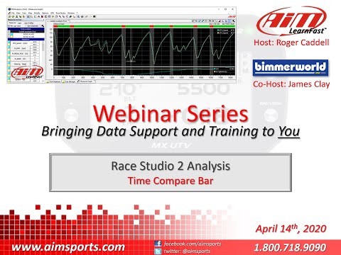 1-5 Race Studio 2 Analysis Time Compare Bar - Live Webinar with James Clay - 4/14/2020