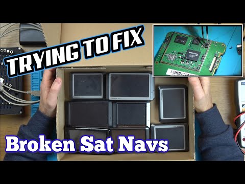 A Job Lot of Faulty GARMIN Satellite Navigations - Can They be FIXED?