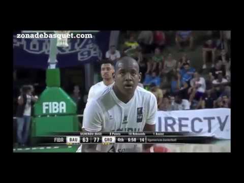 Liga de Américas 17/18 | Michael Uchendu (Bauru), partido ante Guaros