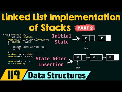 Learn Linked List Implementation of Stacks Part 2 - Mind Luster