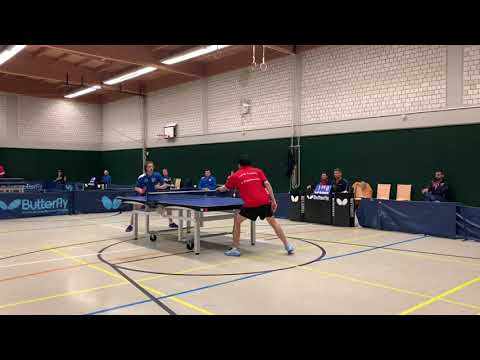 Sarun Yingyuenyong vs Bode, Björn // 2021 Oberliga TTG St. Augustin - SC Bayer 05 Uerdingen