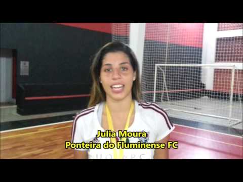 Jornal Passe A entrevista - Com a atleta tricolor Julia Moura, logo após o título juvenil