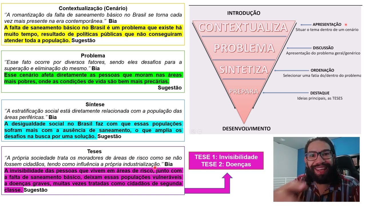 Redação ENEM: O segredo para tirar notas altas-  Analisei a redação de uma inscrita do canal- Bia