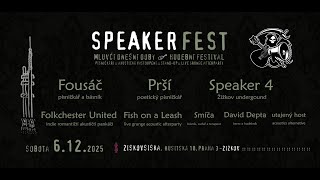 Video Speakerfest 2025 - písničkářský minifest na Žižkově