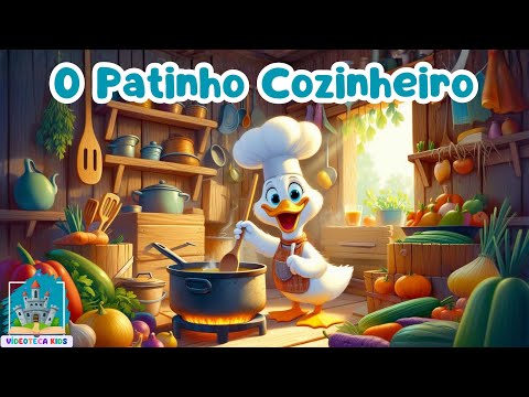 O PATINHO COZINHEIRO - História Infantil | #historiainfantilparadormir #desenho #livrosinfantis