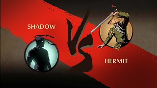 Shadow Fight 2 : Hermit Eclipse Mode Fight HD ( Using Sapphire ) Prize - Hermit's Swords