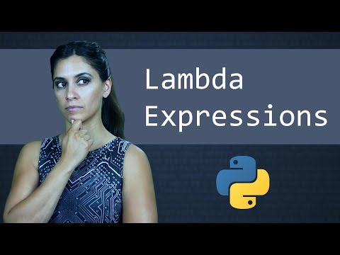 Lambda Expressions & Anonymous Functions ||  Python Tutorial  ||  Learn Python Programming