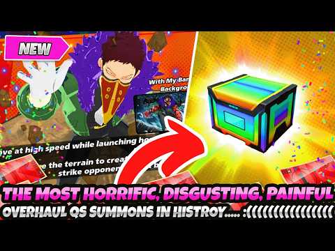 THE MOST HORRIFIC, DISGUSTING & PAINFUL OVERHAUL QS SUMMONS IN HISTORY... (My Hero Ultra Rumble