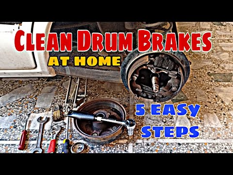 Clean Rear Drum Brakes | Maruti 800