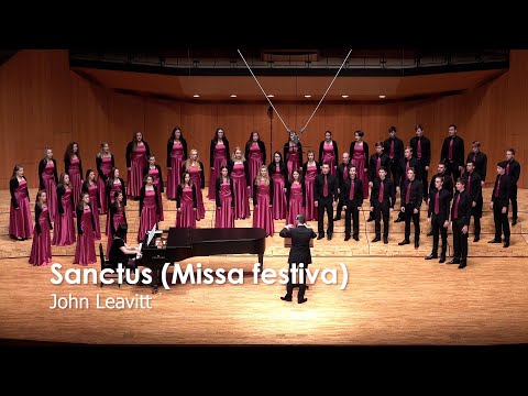 KOS Czech choir - Sanctus (Missa festiva) - John Leavitt