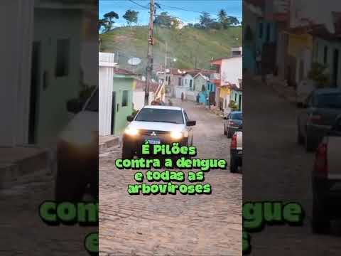 carro do fumacê Pilões contra a dengue