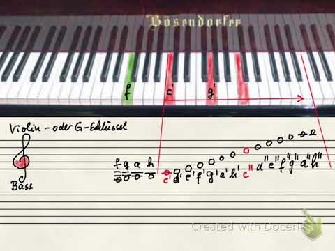 Lernvideo „Der Bassschlüssel“