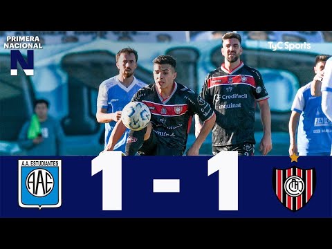Estudiantes (RC) 1-1 Chacarita | Primera Nacional | Fecha 22 (Zona B)