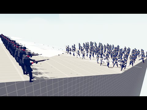 WW1 GERMAN SOLDIERS VS 100X MELEE UNITS - TOTALLY ACCURATE BATTLE SIMULATOR