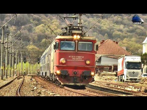 Trenuri & Trafic Feroviar în Gara Năsăud 🚊🚂🚊 Trains & Rail Traffic in Năsăud Station - 04 April 2025