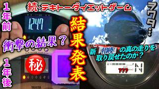 【ダイエット】アラフォー〜アラカンポチャ系ライダー必見！ついに完結？１〜3月、テキトー最後の悪あがき？1年間の結果発表！続・テキトーダイエットゲームVOL.10 【モトブログ】【グルメ】