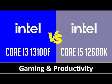 CORE I3 13100F vs CORE I5 12600K - Gaming & Productivity (RTX 3090 Ti)