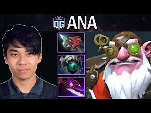 OG.ANA SMURF SNIPER WITH SILVEREDGE-MADNESS - DOTA 2 7.30E GAMEPLAY