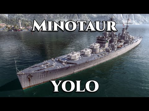 World of Warships: Minotaur YOLO