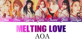 Melting Love - AOA Lyrics [Color Coded/Han/Rom/Eng]