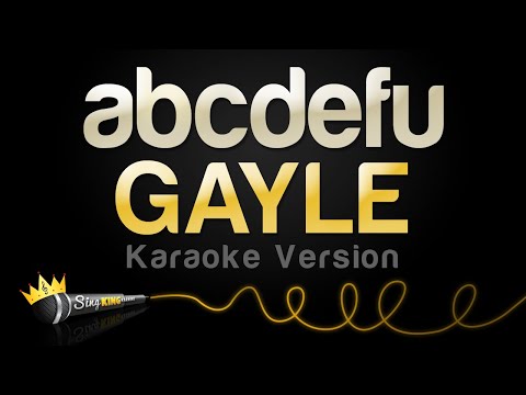 GAYLE - abcdefu (Karaoke Version)